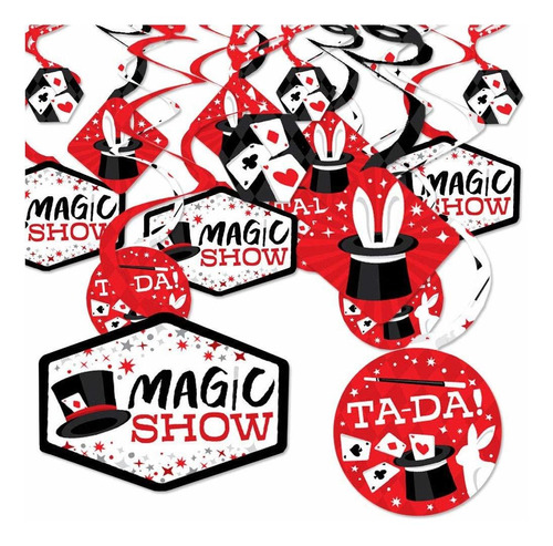 Tada  Magic Show  Decoración Colgante Mágica Fiestas ...