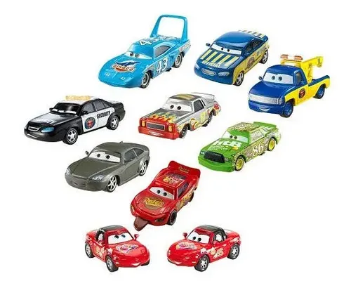 Disney Pixar Cars The Three Way Tie 10 Car Gift Pack | MercadoLibre