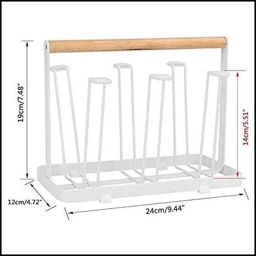 Mukkuri Soporte Para Escurridor De Tazas, Soporte Para De 6