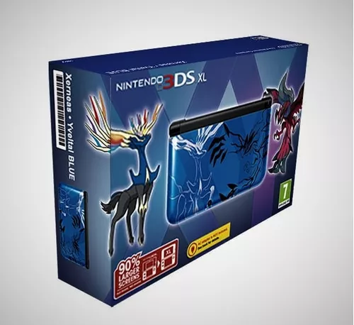 3DS XL Azul, Sem Caixa