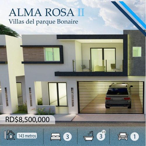 Vendo Proyecto De Villas En Construcción En Alma Rosa 2da, Zona Oriental, Santo Domingo Este, República Dominicana