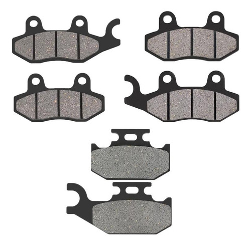 3 Pares De Pastillas De Freno Para Yamaha Atv Yfm700r Yxr450