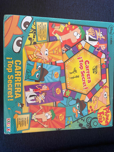 Juego De Mesa Phineas Y Ferb: Carrera Top Secret