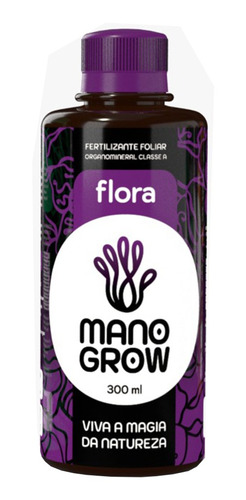 Fertilizante Mano Grow Flora 300ml Grow Cultivo Indoor
