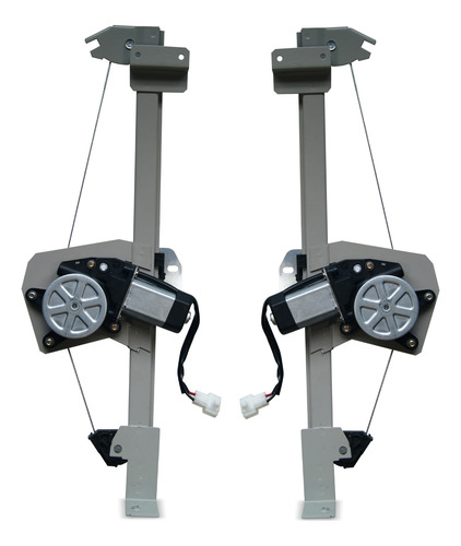 Kit Vidro Elétrico Voyage Quadrado + Trava + Positron 1986