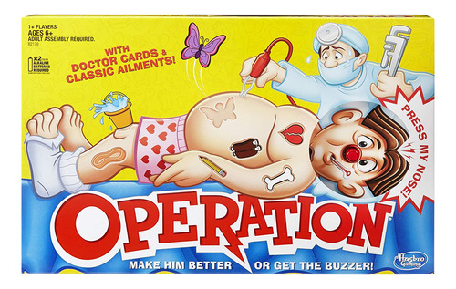 Juego De Operaciones Clásico, De Hasbro