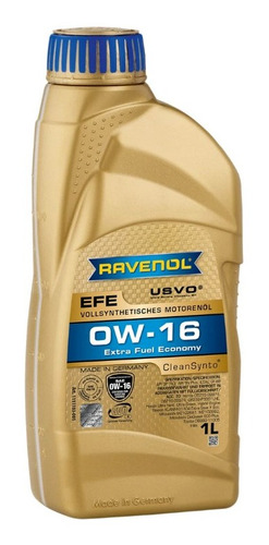 Aceite Ravenol 0w16 1l. Sintetico Efe Sn/sp