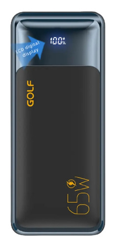 Power Bank Golf 30000mah Doble Usb-c Y Usb Fast Charge 