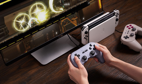 Mando Para Videojuego 8bitdo Pro2 Cableado -windows -android