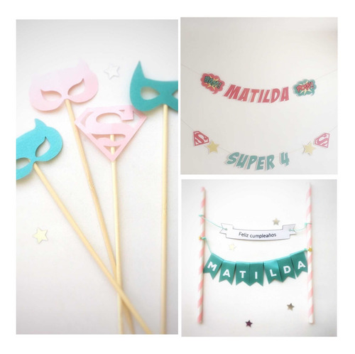 Imagen 1 de 5 de Kit Cumpleaños Infantil