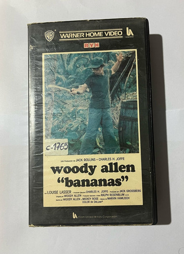 Bananas Woody Allen Vhs Película Física (Usado)