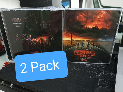 Cd Stranger Things Temporada 1 Y 3 Soundtrack (Usado)