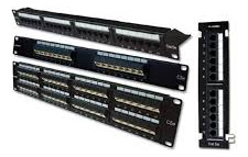 Patchpanel 48 Puertos Cat5e Marca Lanpro En 45 Grados