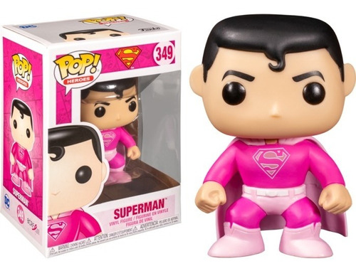 Figura Funko Pop, Superman Breast Cancer Awareness - 349