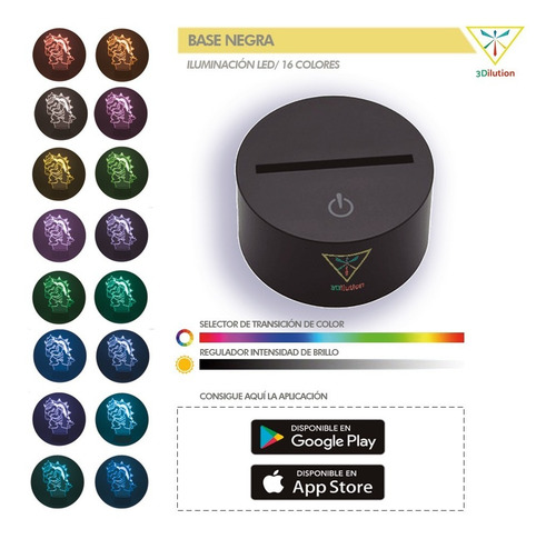 Lampara 3d App Incluida Tortugas Ninjas Donatello