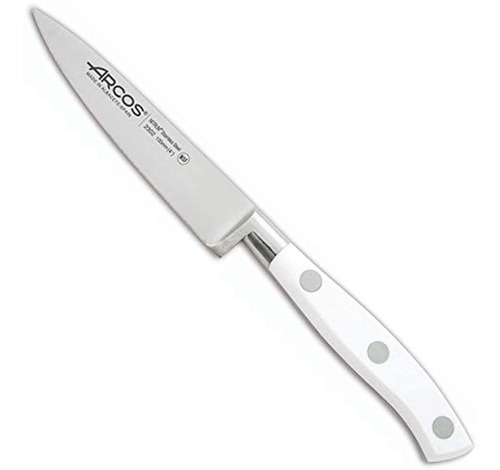 Cuchillo De Pelar Arcos 4inch Riviera Range Con Mango Blanco