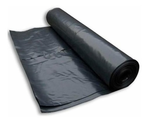 Film De Polietileno Negro De 4m X 50m X 200 Micrones