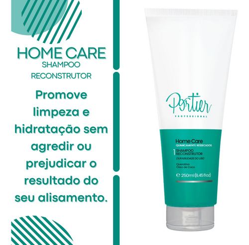 Portier Home Care - Shampoo Reconstrutor 250ml + Brinde!