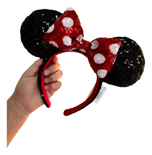 Diadema Orejas Disney Original Disneypark Clásica Accesorio Negro