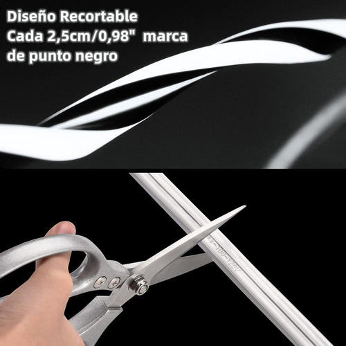 Tiras De Led Neón Luz Flexible Unicolor 5 Metros Cortar 12v Blanco Frío