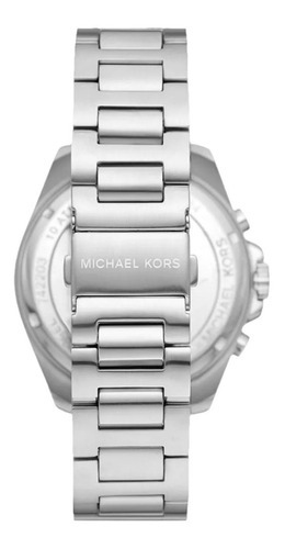 Reloj Michael Kors Oversized Plateado Mk8984 E-watch Color del fondo Verde