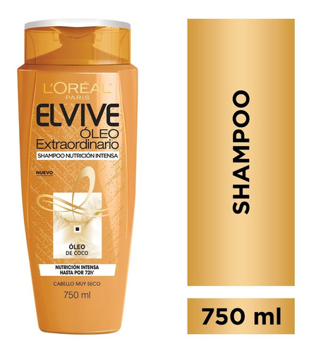 Shampoo Óleo Coco Elvive L´oréal Paris X 750 Ml