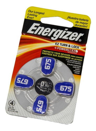 Pila Audifono Az675 675 En Blister Energizer Ofert X 4u Htec