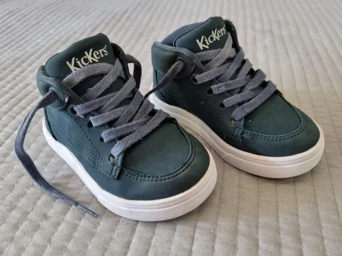 Kickers Zapatillas Botitas Azul Niño Número 23 Muy Buenas (Usado)