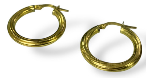 Aros Argolla De Oro18k Sellados 2,4gr (Usado)