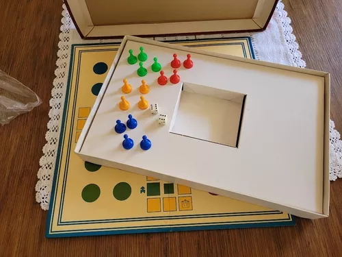 Antigo Jogo Ludo e Ludo Real Estrela Anos 70, Brinquedo Estrela Usado  87522141