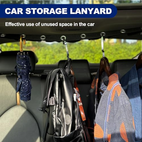 Barra Colgadora De Ropa Para Automóvil, Línea Retráctil Port