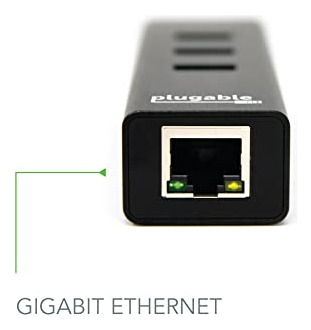 Hub Usb Enchufable Con Ethernet, Alimentación Por Bus Usb 3.