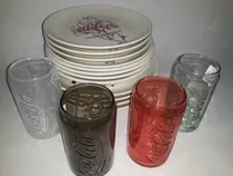 Comprar Vasos Coca-cola Vajilla X 16 Piezas (12 Platos + 4 Vasos)