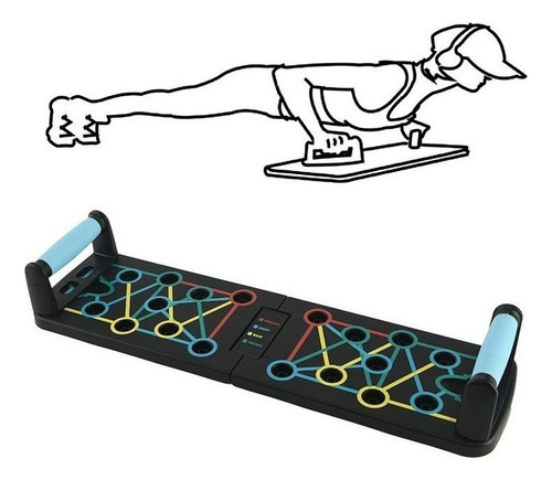 Tabla De Flexiones Multifuncional Portátil Para Hacer Ejerci