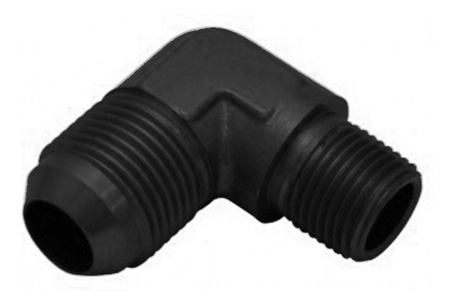 Entrerrosca Conexión 90° An4 1/4npt Negro Ftx Fueltech