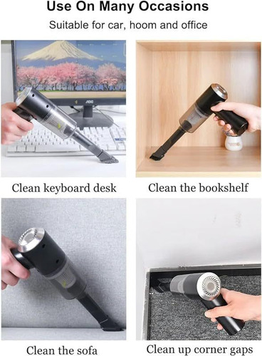 1pcs-wireless Handheld Car Vacuum Cleaner, Mini Aspiradora
