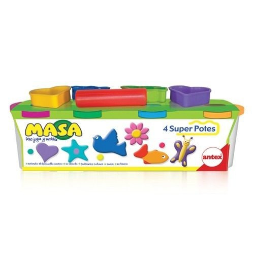 Masa Para Moldear Modelo 4 Super Potes Antex