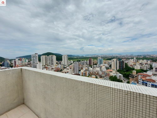 Imagem 8 de 26 de Cobertura Com Vista Para O Mar À Venda Na Praia Das Astúrias Em Guarujá/sp - Ap05660 - 69188041