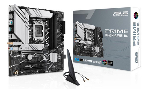 Placa Mãe Asus Prime B760m-a Wifi D4 Intel Lga 1700 Ddr4