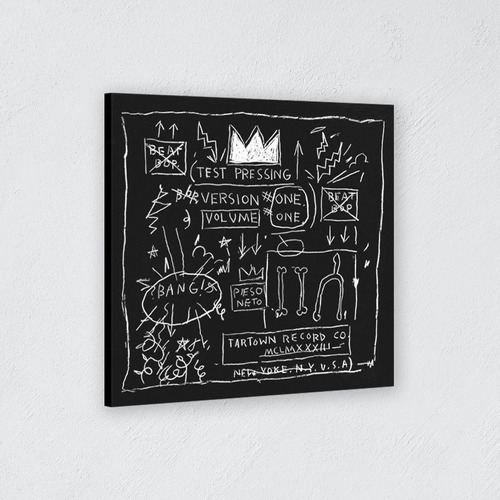 Arte Jean-michel Basquiat Black Crow Canvas Estilo Galeria