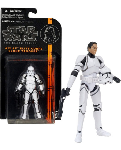 Star Wars Clone Trooper Ep 3 Black Series 41st Elite Corps!!