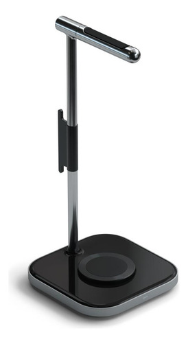 Suporte Para Head Phone Satechi 2 Em 1 C/ Carregador Sem Fio