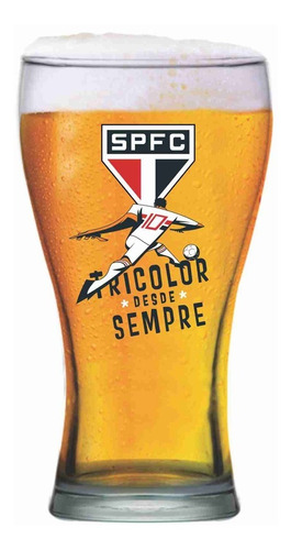 Copo Personalizado De Cerveja E Suco São Paulo - 470 Ml 