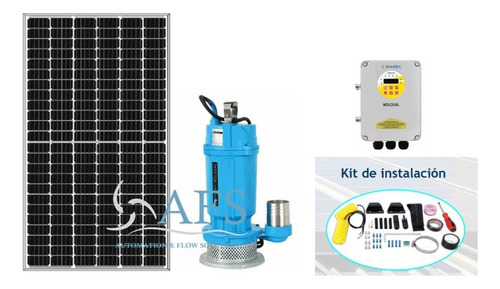 Bomba Solar Connera Sumergible Riego Kit +controlador 750w