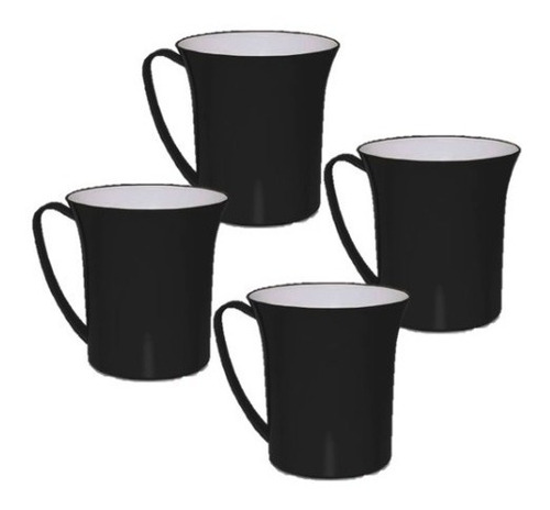 Taza/jarrito Mug Duo Bicolor C/asa Art 5114 X 4u Colombraro