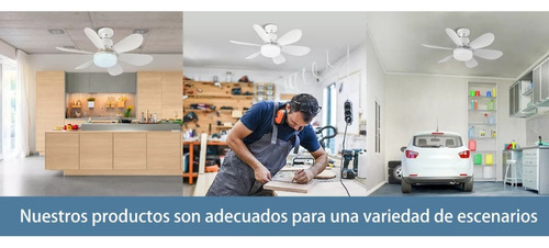 2 Ventilador De Techo Con Luz, E26/e27 Ventiladores Mayoreo