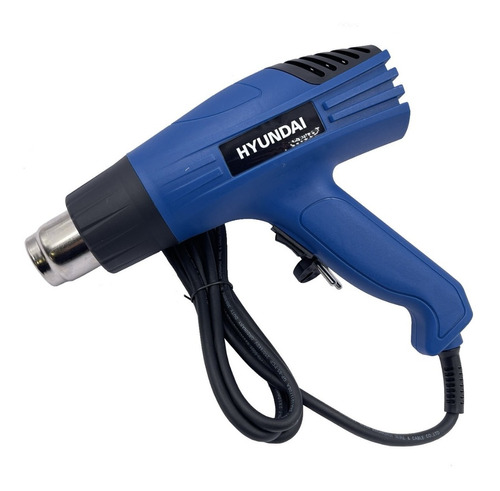 Pistola De Calor 2000w Hyundai 350-600°c 500l/min. Color Azul