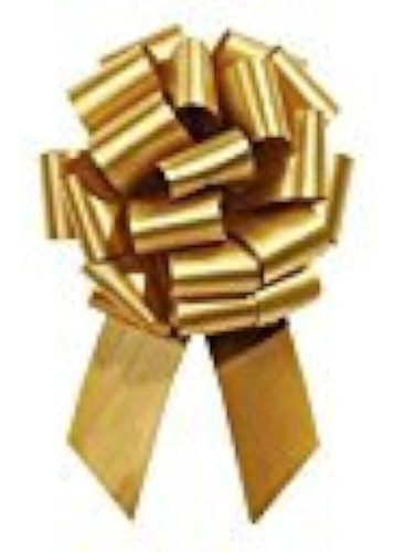 Oro Antiguo De 4 Pulgadas Pull Bows 10 Pack Gift Wrap Christ