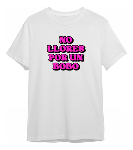 Camiseta Llora Por Bobos J Balvin Personalizada Sublimada 