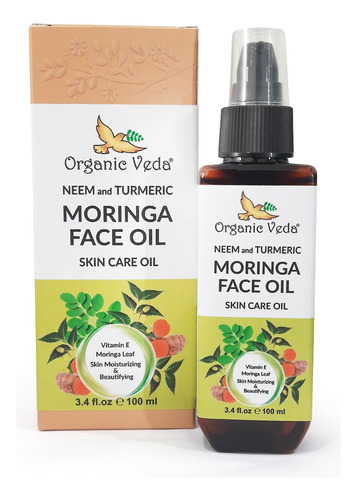 Organic Veda Aceite Facial Antienvejecimiento De Moringa  A